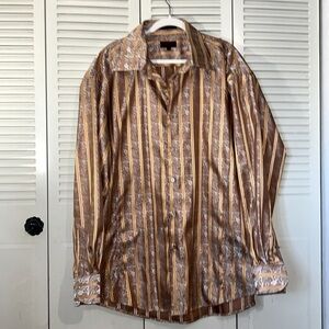 LEONARDY ITALY| Men's  SHIRT BUTTON DOWN size 3XL